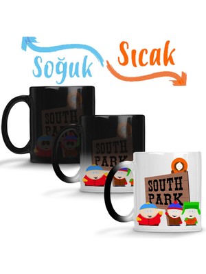 Baskı Dükkanı South Park Sihirli Kupa Bardak Porselen