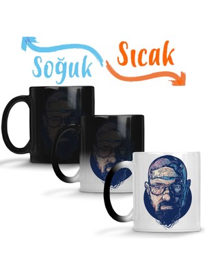 Baskı Dükkanı Breaking Bad Sihirli Kupa Bardak Porselen