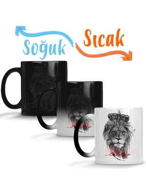 Baskı Dükkanı Link Vault Boy Sihirli Kupa Bardak Porselen