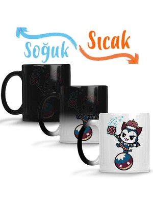 Baskı Dükkanı Water Brownie Magician Orion Art Woks Summoners War Sihirli Kupa Bardak Porselen