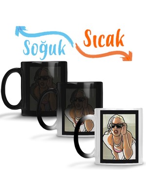 Baskı Dükkanı Grand Theft Auto Gta Sihirli Kupa Bardak Porselen