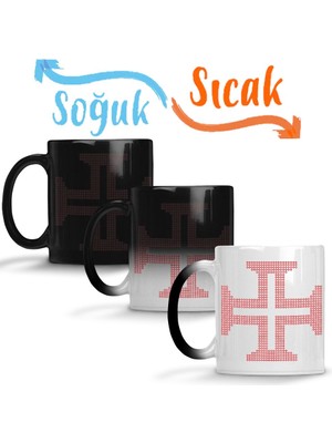 Baskı Dükkanı Vasco Cruz Sihirli Kupa Bardak Porselen