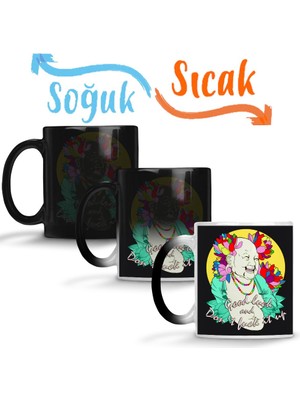 Baskı Dükkanı Good Luck Sihirli Kupa Bardak Porselen