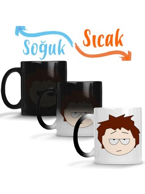 Baskı Dükkanı Mozetas Logo Colorido Sihirli Kupa Bardak Porselen