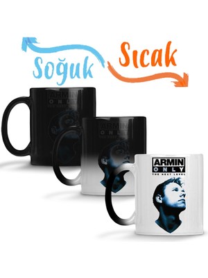 Baskı Dükkanı Dj Armin Van Buuren Sihirli Kupa Bardak Porselen