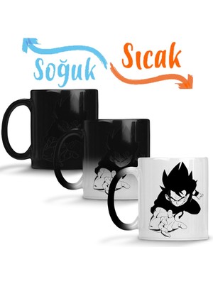 Baskı Dükkanı Gorran Black Sihirli Kupa Bardak Porselen