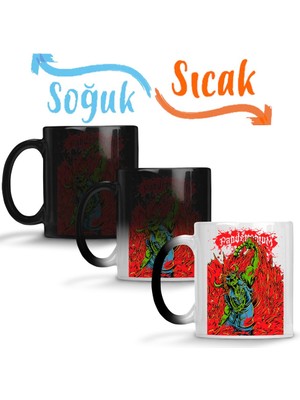 Baskı Dükkanı Pandemonio Sihirli Kupa Bardak Porselen