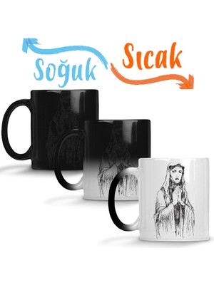 Baskı Dükkanı Lasombra Sihirli Kupa Bardak Porselen