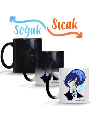 Baskı Dükkanı Persona 3 Sihirli Kupa Bardak Porselen