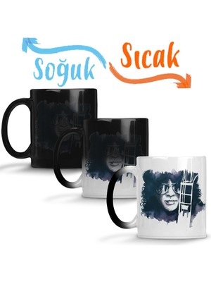Baskı Dükkanı Slash Guns´n Roses Sihirli Kupa Bardak Porselen