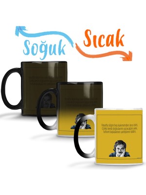 Baskı Dükkanı Oğuz Atay Söz 04 Sihirli Kupa Bardak Porselen