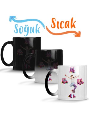 Baskı Dükkanı Soy Luna Sihirli Kupa Bardak Porselen