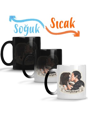 Baskı Dükkanı I Woke Up Like This Sihirli Kupa Bardak Porselen