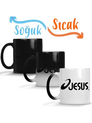 Baskı Dükkanı Jesus Christ 03 Sihirli Kupa Bardak Porselen