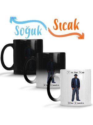 Baskı Dükkanı Breaking Bad Heisenberg Sihirli Kupa Bardak Porselen