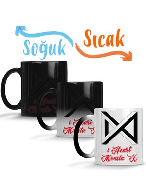 Baskı Dükkanı I Love Hugs Chuck Sihirli Kupa Bardak Porselen