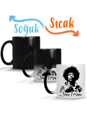 Baskı Dükkanı Hendrıx Sihirli Kupa Bardak Porselen