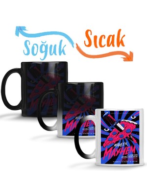 Baskı Dükkanı Miranda Sings Halloween Makeup Sihirli Kupa Bardak Porselen