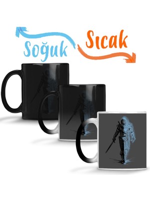 Baskı Dükkanı Wraith Tark Sihirli Kupa Bardak Porselen