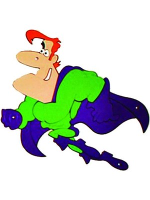 Woody Life Woodylife Süper Kahraman Ahşap Dolap-Duvar Figürü 60 cm  Çocuk Odası Anaokulu Dekor