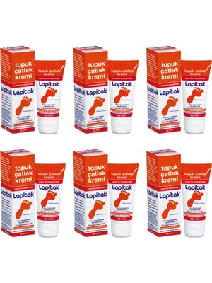 Lapitak Topuk Çatlak Kremi 60 ml (6 Kutu)