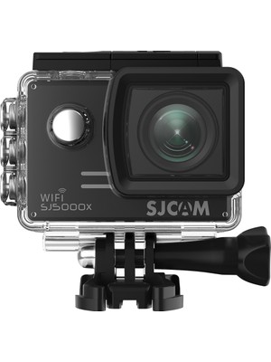 SJCAM SJ5000X Elite WiFi 4K UHD 170° 2” Geniş Ekran 900mAh Hareket Algılama 240 FPS Ağır Çekim Uzun Pozlama 30 Metre Su Geçirmez Kılıflı Aksiyon Kamerası Siyah