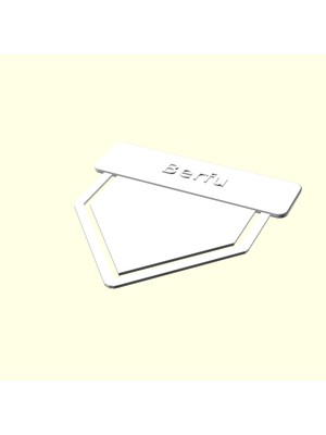 Aldım Geldi Berfu Kişiye Isime Isme Özel Kitap Ayracı Kütüphane Kitaplık Isimlik Sevgiliye Eşe Hediyelik Hediyesi Dekoratif Organik Plastik