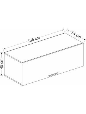 Minar Kale Yüklük 135 cm - Beyaz/mebran Kapak