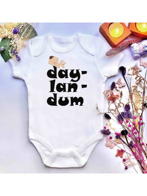 İrembaby Unisex Bebek Baskılı %100 Pamuklu Çıtçıtlı Body Zıbın
