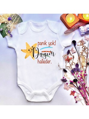 İrembaby Unisex Bebek Baskılı %100 Pamuklu Çıtçıtlı Body Zıbın