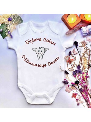 İrembaby Unisex Bebek Baskılı %100 Pamuklu Çıtçıtlı Body Zıbın
