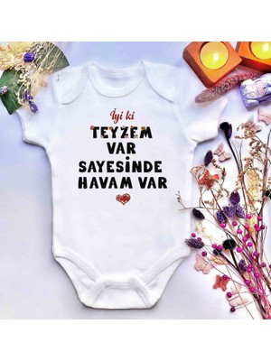 İrembaby Unisex Bebek Baskılı %100 Pamuklu Çıtçıtlı Body Zıbın