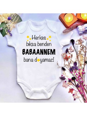 İrembaby Unisex Bebek Baskılı %100 Pamuklu Çıtçıtlı Body Zıbın