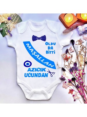 İrembaby Unisex Bebek Baskılı %100 Pamuklu Çıtçıtlı Body Zıbın