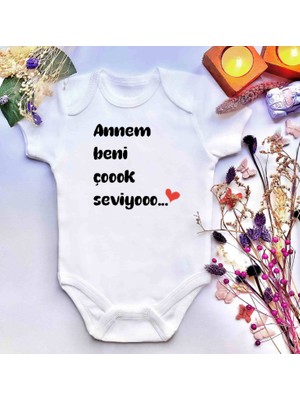 İrembaby Unisex Bebek Baskılı %100 Pamuklu Çıtçıtlı Body Zıbın