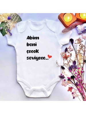 İrembaby Unisex Bebek Baskılı %100 Pamuklu Çıtçıtlı Body Zıbın