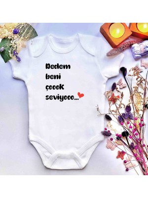 İrembaby Unisex Bebek Baskılı %100 Pamuklu Çıtçıtlı Body Zıbın