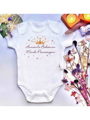İrembaby Unisex Bebek Baskılı %100 Pamuklu Çıtçıtlı Body Zıbın