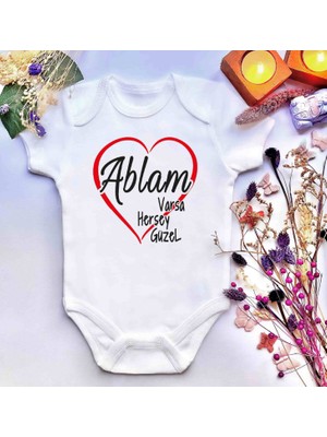 İrembaby Unisex Bebek Baskılı %100 Pamuklu Çıtçıtlı Body Zıbın