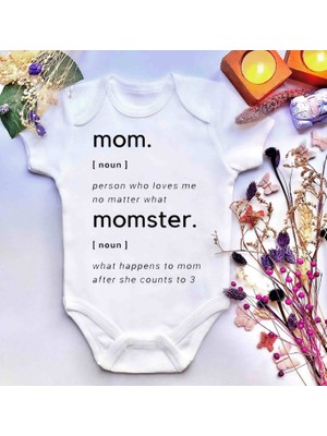 İrembaby Unisex Bebek Baskılı %100 Pamuklu Çıtçıtlı Body Zıbın