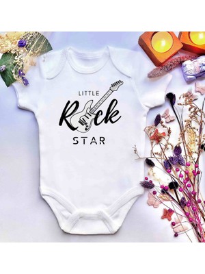 İrembaby Unisex Bebek Baskılı %100 Pamuklu Çıtçıtlı Body Zıbın