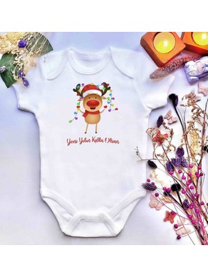 İrembaby Unisex Bebek Baskılı %100 Pamuklu Çıtçıtlı Body Zıbın