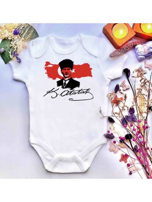 İrembaby Unisex Bebek Baskılı %100 Pamuklu Çıtçıtlı Body Zıbın