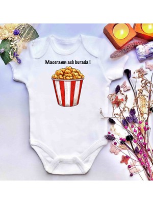 İrembaby Unisex Bebek Baskılı %100 Pamuklu Çıtçıtlı Body Zıbın