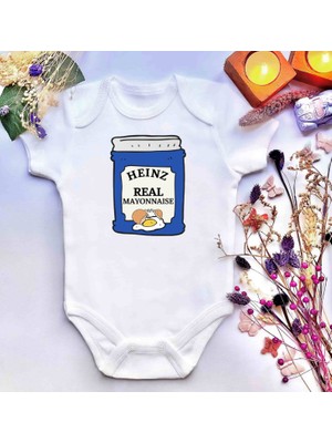 İrembaby Unisex Bebek Baskılı %100 Pamuklu Çıtçıtlı Body Zıbın