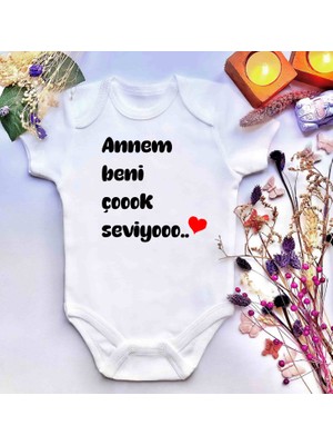 İrembaby Unisex Bebek Baskılı %100 Pamuklu Çıtçıtlı Body Zıbın