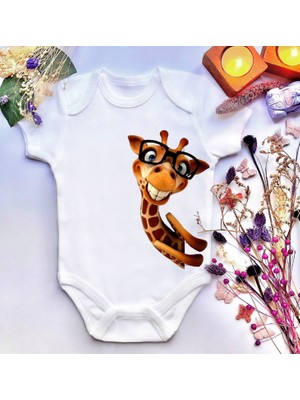 İrembaby Unisex Bebek Baskılı %100 Pamuklu Çıtçıtlı Body Zıbın
