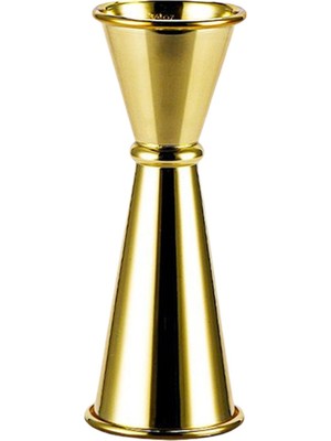 Dolity Paslanmaz Çelik Kokteyl Cam Margarita Parti Bayram Altın 1 2oz Için Çift Başlı (Yurt Dışından)