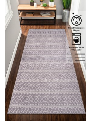 Rugium Konfor Halı Rugium Pera Etnik Desenli Yıkanabilir Yolluk Halı Pamuk Taban Dokuma Kilim 2330_31 160 x 250 cm