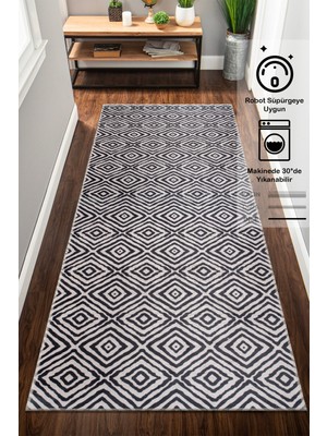 Rugium Konfor Halı Rugium Pera Mozaik Yıkanabilir Yolluk Halı Pamuk Taban Dokuma Kilim 2328_29 80 x 350 cm